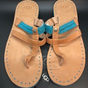 NEW Ugg Women’s Leather Thong Sandals